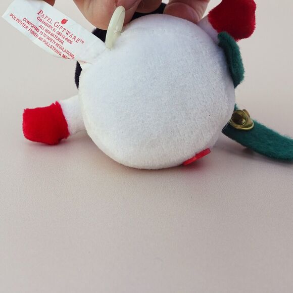 Papel Giftware Bounce About Plush Snowman Pull String & Bounces, Christmas toy - Picture 7 of 7
